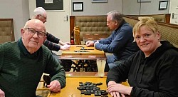 Singles night 2023-24 Tam Stewart v Denise Anderson